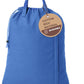 LFH Home Cotton Canvas Large Laundry Bag with Handle, Heavy Duty Drawstring Closure Washable Laundry Bags, School Travel, Home, Hotel, College Dorm, Organizer Sack, Toys Clothes 28x36-Sky Blue