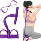 6 Tube Pedal Ankle Puller with 8 Shape Resistance Band, Fitness Resistance Bands for Women, Exercise Bands with Handles, Workout Bands for Abdomen, Waist, Leg, Hip
