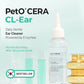 PetO’Cera CL’Ear Ear Cleaner for Dogs & Cats with 52% Hinoki Cypress Water, Soothes Itching & Irritation, Cleans & Deodorizes, Alcohol-Free & Gentle Formula, Korean Pet Care (4 fl oz/120ml)