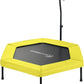 Upper Bounce Mini Workout Trampoline with Adjustable T-Shaped Handrail – Hexagonal Rebounder Trampoline for Kids & Adults – Fitness & Recreational Trampolines, Supports up to 220 lbs.