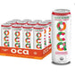 OCA ZERO Strawberry Watermelon, Organic energy drink, zero sugar, gluten-free, vegan plant-based, 12 Fl Oz (12-pack)