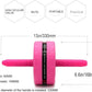 BiJun Ab Roller Wheel for Abs Workout - Complete Home Gym Set with AB Wheel Roller, Knee Mat, and Jump Rope (Pink)