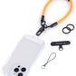 project-cb Phone Wrist Strap 1,Tether Tab 2,Phone Wristlet,Lanyard Wrist Strap,Key Holder,KeyChain,KeyRing×2(Orange)