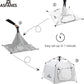 Outdoor Waterproof Pet Automatic Camping Tent, Pop up Cave Bed for Indoor Cats and Small Dogs, Portable Cat House Dog House, White.