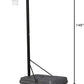 Lifetime 90690 Portable Basketball System, Gray, 44" Polycarbonate Backboard