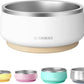 Pawaii Stainless Steel Dog Bowl with Non-Slip Rubber Base & Double Wall Insulation - Durable Design | Includes ID Tag | Dishwasher Safe Food & Water Bowl for All Dogs (68oz)