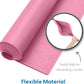 MIGHTY MONKEY 100% Waterproof Dog Food Mat, Raised Edges Silicone Pet Feeding Placemat for Cat, Dogs, Pet Bowls, High Lipped Tray Prevents Water Spills, Food on Floor, Dishwasher Safe, 18x12, Pink