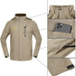 TEZO Mens Rain Jacket Waterproof with Hooded Hiking Coat Lightweight Windbreaker