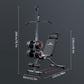 12-in-1 Multi-Functional Home Gym Workout Bench–High/Low Pulley System, Sit-Up Bench, LAT Pull-Down,Leg Developer,Adjustable Strength Training Equipment for Full-Body Fitness