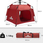 Outdoor Waterproof Pet Automatic Camping Tent, Pop up Cave Bed for Indoor Cats and Small Dogs, Portable Cat House Dog House, Red.