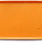 Hoki Found L Silicone Non Slip Pet Dog Cat Bowl Mats - Placemat - Feeding Mat - Waterproof - For Carpet - Orange