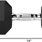 Amazon Basics Rubber Hex Dumbbell Hand Weight