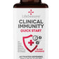 Clinical Immunity - Quick-Start - Immune System Support - Rapid Immunity Response - Boosts Antibodies, B + T + NK Cells, Neutrophils & Macrophagens - Black Elderberry & Pre + Probiotics - 60 Capsules