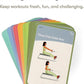 Weightlifting Elevate Exercise Cards: Comprehensive Weightlifting Card Deck for Gym Fitness. Requires Gym Equipment. Includes 65 exercises, 8 bonus challenges, and 4 unique workout formats.