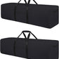 48 Inch Travel Duffle Bag Extra Large Sport Equipment Duffel Bags with 2-way Lockable Zippers(Black 48inch 2Pack)