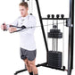 Body-Solid Best Fitness Functional Trainer Cable Machine, Full Body Workout Weight Stacks, Chest and Shoulder Exercise Home Gym LAT Pulldown Machines with 190lb Weights Stack, Midnight Black