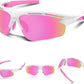 Polarized Sports Sunglasses for Men Women,UV400 Protection Sunglass for Running Cycling Fishing Hiking TR90