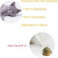 Oncpcare 4 Pack Catnip Balls, Natural Mint Leaf Catnip Ball for Cats Wall Cat Nip Cat Treats Magic Toy for Kitten Kitty Playing Chewing