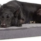 Barkbox Orthopedic Dog Bed with Memory Foam, Premium Comfort for Dogs and Puppies, Dog Bed for Joint Relief and Restful Sleep, Durable and Easy to Clean - Grey, XL