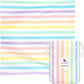 Dock & Bay Quick Drying Towel - for Sports & Gym - Compact, Lightweight - 100% Recycled - Includes Bag - Summer - Unicorn Waves, Double Extra Large (180x200cm, 70x78)