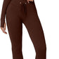 QINSEN Workout Sets for Women 2 Piece Seamless Long Sleeve Crop Tops Ribbed High Waist Leggings