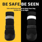 Hcpet Dog Shoes, Dog Boots & Paw Protectors for Winter Snowy Days, Rainy Weather, Outdoor Anti-Slip Sole Dog Booties for Hardwood Floor Black-Leg 6