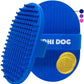 Bodhi Dog Shampoo Brush - Pet Grooming & Bath Supplies for Dogs and Cats - Bath Brush for Long & Short Hair - Premium Scrubber for Shower, Bathing & Massage (Two Pack, Blue)