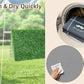 Dog Grass Pad with Tray, 34"x22" Silicone Base Washable Reusable Pee Pad & Grass Pad - Non-Slip, Easy-Clean Indoor Outdoor Dog Potty Toilet (34" x 22")