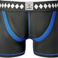 Diamond MMA Compression Shorts with Built-in Jock Strap Supporter with Athletic Cup Pocket for Sports