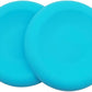 Silicone disc yoga anti-slip mat, fitness sports knee and elbow pads disc mat(Light Blue)