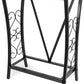 MAKLAINE Traditional Steel 10 Gallon Metal Aquarium Stand in Black