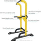 SogesHome Power Tower Pull Up Bar and Dip Station Adjustable Height Dip Stand Multi-Functional Strength Training Fitness Workout Station