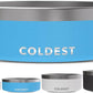 Coldest Dog Bowl - Anti Rust Metal, Non Slip, 3 Layers Insulated Stainless Steel Dog Bowls - Spill Proof & Heavy Duty - Water Bowl for Dogs, Cats & Pets, Dish Washer Safe (42 oz, Celestial Blue)