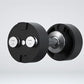 SNODE AD80 Drop Proof 80 lbs Adjustable Dumbbell Set -Adjustable Weights with Cast Iron Plates and Cradle, Knurled Handle, Fast Adjust, Compact Home Gym Equipment for Bench & Press