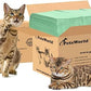 PETSWORLD Multi Cat Pad Refills for Cats Breeze Litter System, Ultra-Absorbent, Quick Dry - (200 Count, Unscented)