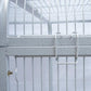 SENY Heavy Duty Large Walk-in Bird Aviary Cage, 79H x 86W x 62D inches, for Parrots, Macaws, Cockatoos, Reptiles, Dogs, Birds Flight Cage. (Silver White, Wire Size: 0.14")