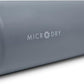 MICRODRY Deluxe Fitness Foam Back Roller for Muscle Relief, Roller for Yoga, Stretching, Deep Tissue Firm Massage & Trigger Point Release, Exercise Workout at Home or Gym, 13x5.3, Light Grey