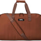 Halfday Convertible 2-in-1 Garment Duffel Weekender Bag 45L | Wrinkle-Free Travel, Hanging Suit Compartment, Shoe Pockets, Trolley Sleeve. Durable & Water-Resistant Carry-On, Terracotta