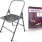 California Wellness Backless Yoga Chair with Yoga Book | Portable Folding Chair | Iyengar Yoga Chair | Flexibility & Strength Training Tool | Yoga Chairs for Adults | Supports Balance Handstand