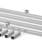 20 in X 60 in. Aquarium Stand | Industrial Style Aluminum Fish Tank Base with Open Frame Design
