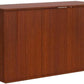Pemberly Row Engineered Wood 75/90 Gallon Serene Cherry Upright Aquarium Stand