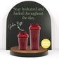 4 PACK, 28 oz & 20 oz Shaker Bottles for Protein Mixes | BPA-Free & Dishwasher Safe | Protein Shaker Bottle | Shaker Cups | Leakproof Blender Shaker Bottle Pack (28 & 24 oz Red)