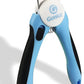 gonicc Professional Small Dog and Cat Nail Clippers Sharp Stainless Steel Pet Nail Trimmers(with Free Nail File in Handle), with Safety Guard to Avoid Overcutting