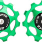 ZTTO Guide Pulley Bike Rear Derailleur Pulley Wheels, Colorful Aluminum Alloy 11T 13T CNC Road Bike Guide Roller Bicycle Derailleur 4mm 5mm 6mm for MTB, Road Bike