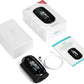 Blood Pressure Monitor Upper Arm with One Piece Design, Digital BP Machine for Home Use with Cuff Size 9-14 Inch, Portable Meter, Built-in Battery