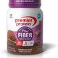 Premier Protein Powder Plus Fiber, 25g Protein, 7g Fiber, Chocolate, No Added Sugar,17 Servings