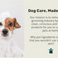 Pets - Gift Set with Travel Bag and Scrubber, Moisturizing and Gentle All Natural pet Shampoos with Aloe and Oatmeal