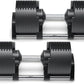 SMRTFT NUOBELL Adjustable Dumbbells | The Original All-in-One NUOBELL Adjustable Dumbbell Set | Feel Real Like Traditional Dumbbells | Highly Durable | Best 2 Year Warranty