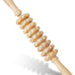 Liitrton Manual Wooden Fascia Massage Roller Trigger Points for Release Cellulite Sore Muscle Blasting (White)