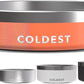 Coldest Dog Bowl - Anti Rust Metal, Non Slip, 3 Layers Insulated Stainless Steel Dog Bowls - Spill Proof & Heavy Duty - Water Bowl for Dogs, Cats & Pets, Dish Washer Safe (21 oz, Mars Red Glitter)